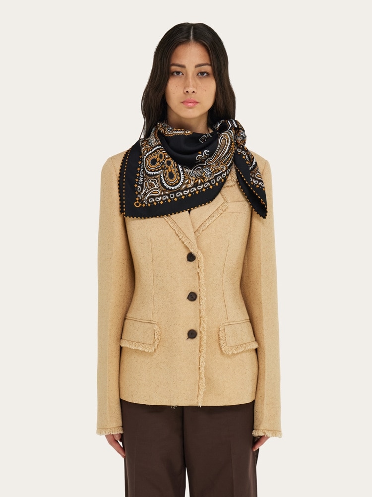 Foulard en soie imprimé Bandana Gallery image 3