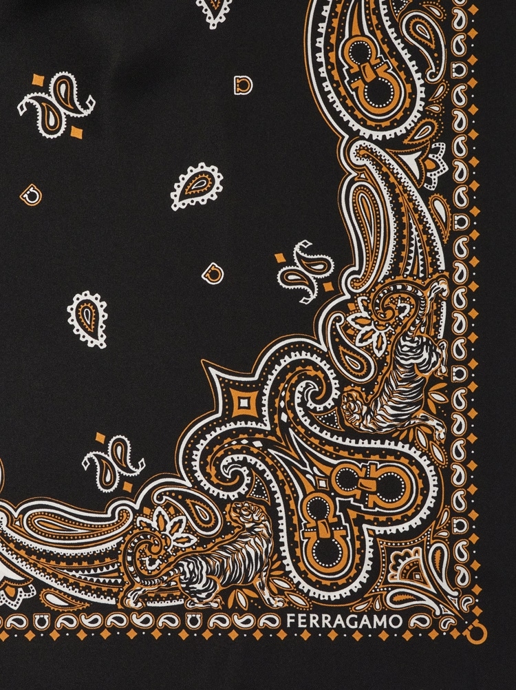 Poncho stampa Arabesque Gallery image 5