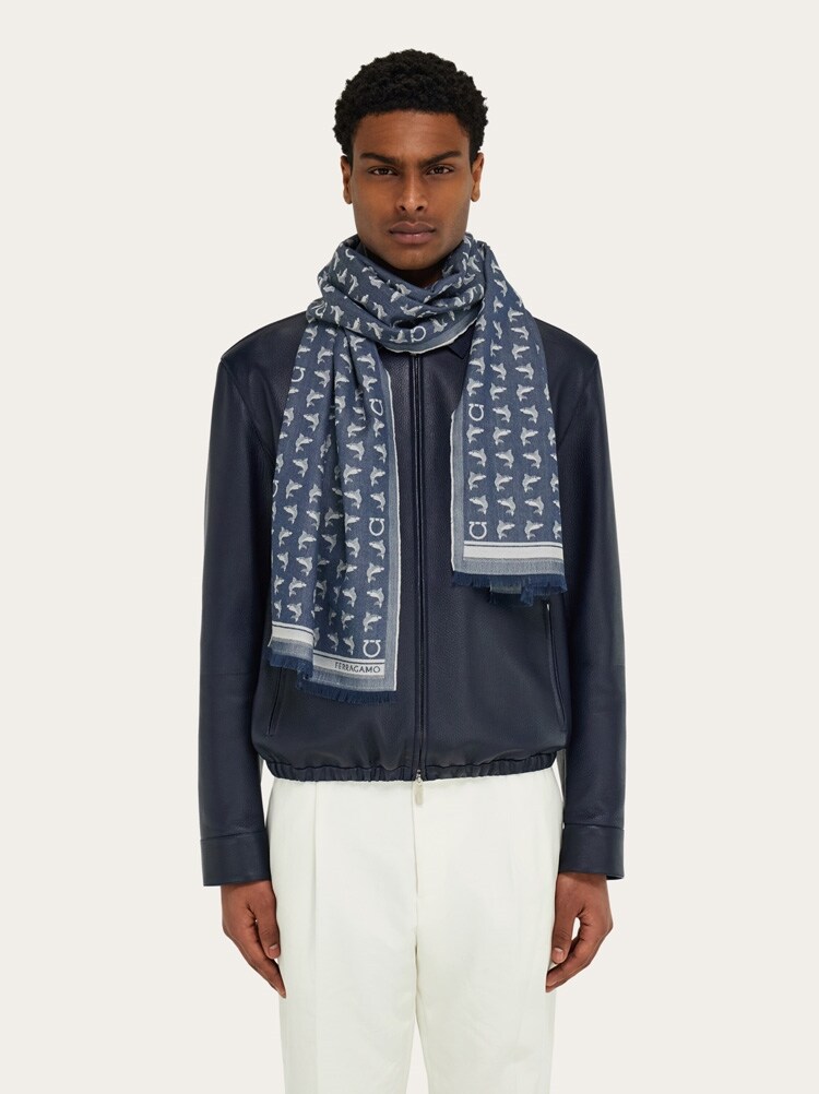 Bufanda jacquard estampado Shark Gallery image 3