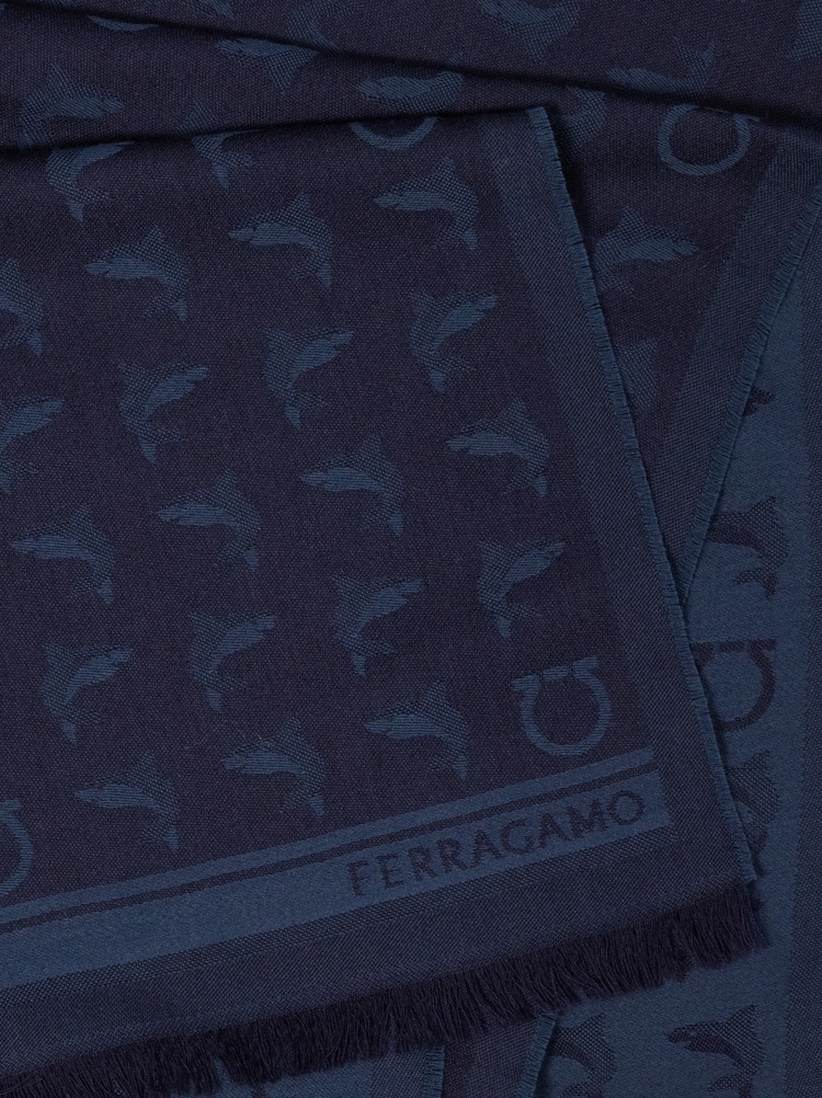 Bufanda jacquard estampado Shark Gallery image 2