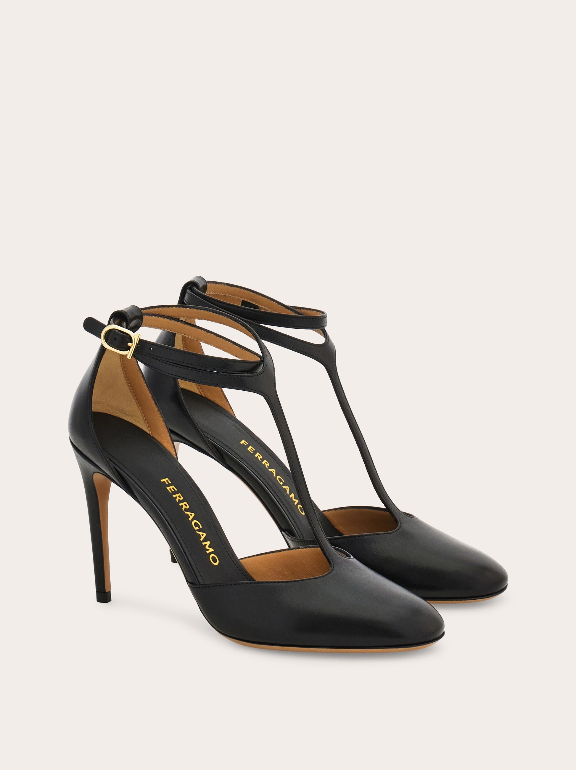 T-strap stiletto pump - Women | Ferragamo