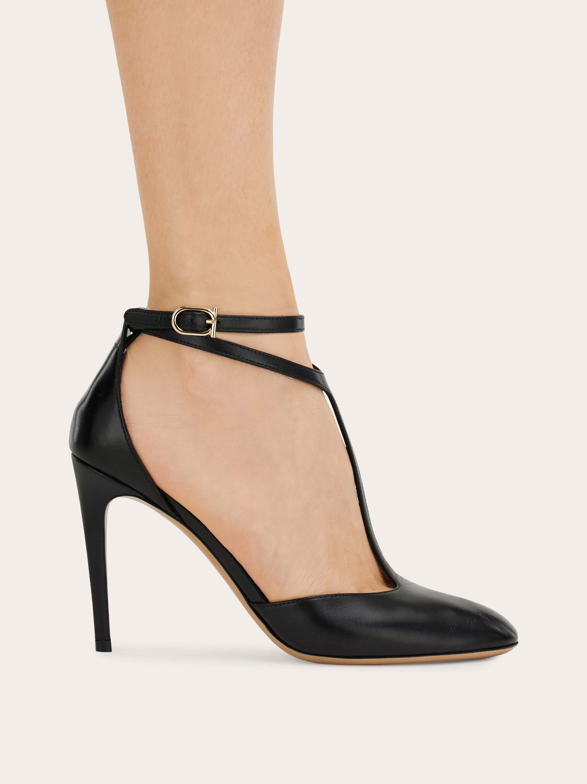T-strap stiletto pump - Women | Ferragamo