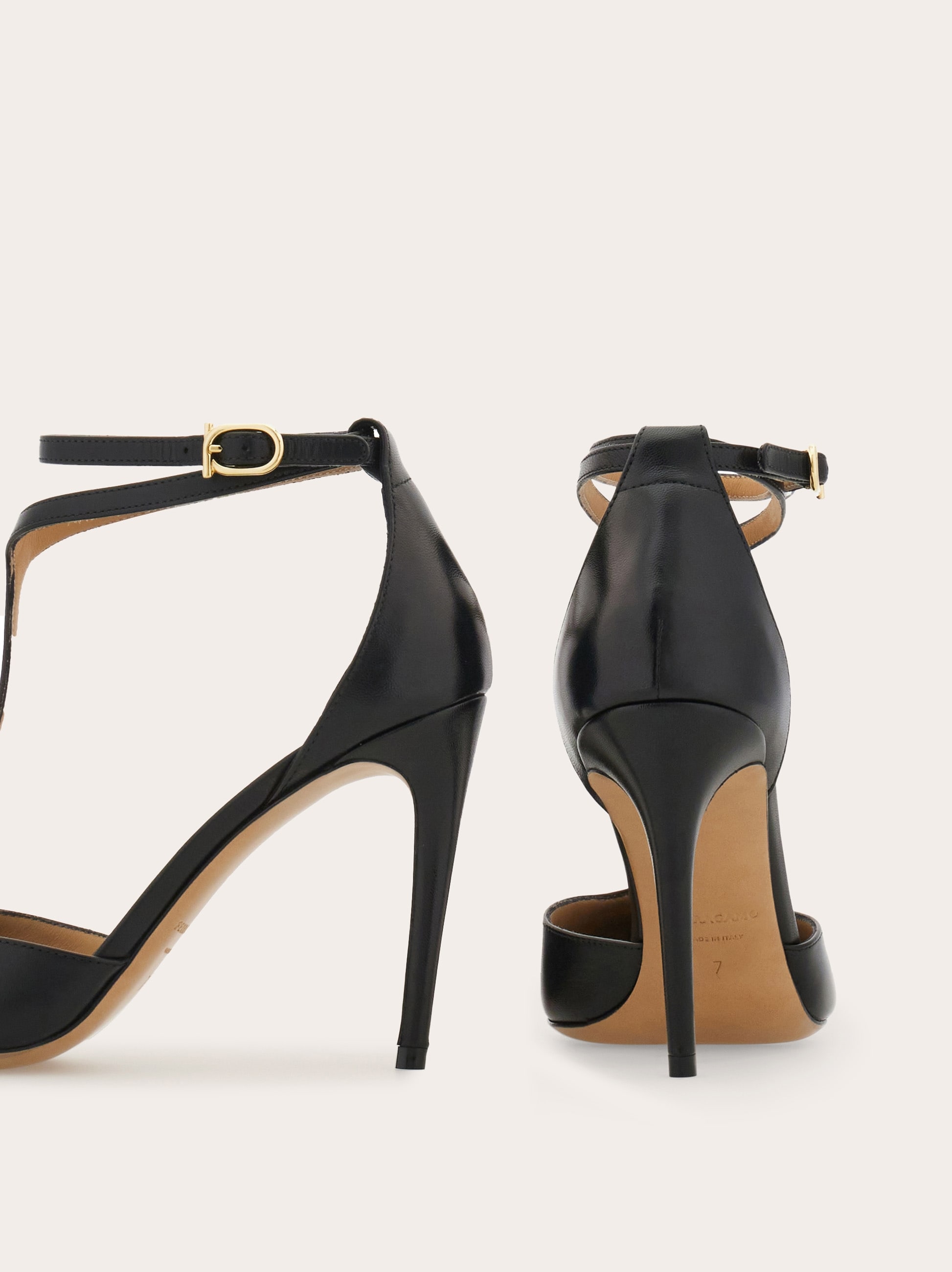 T-strap stiletto pump - Women | Ferragamo
