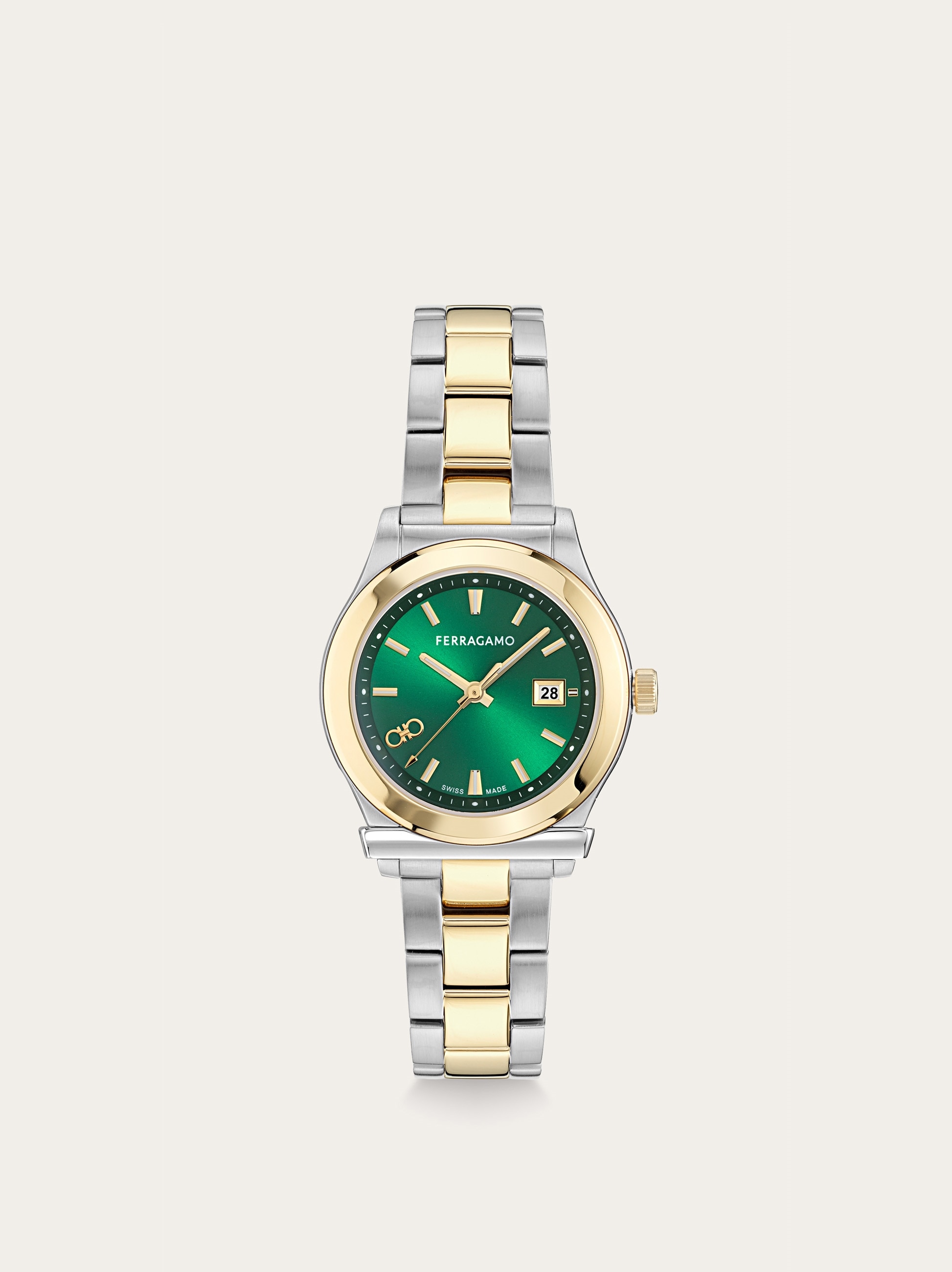 倖*)様 Salvatore Ferragamo レディース 腕時計 グリーン Ferragamo 1927 Lady watch - Women | Ferragamo