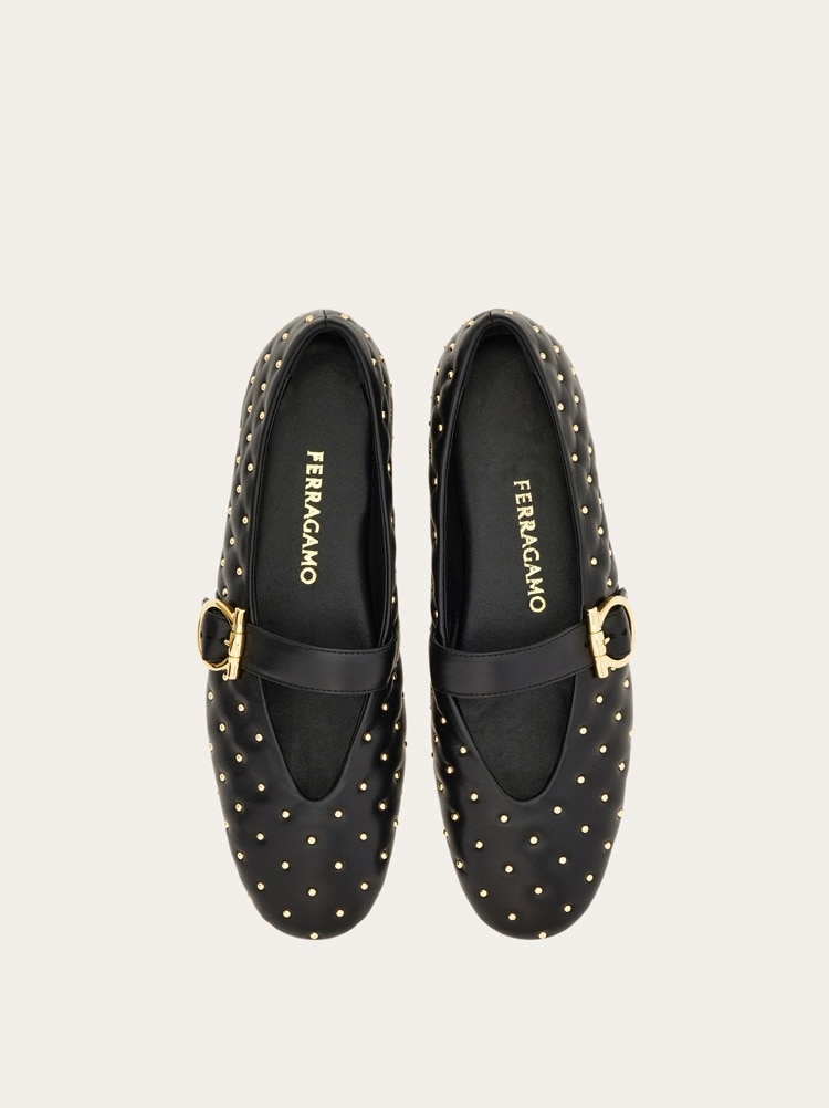Ballerine Gancini avec studs Gallery image 3