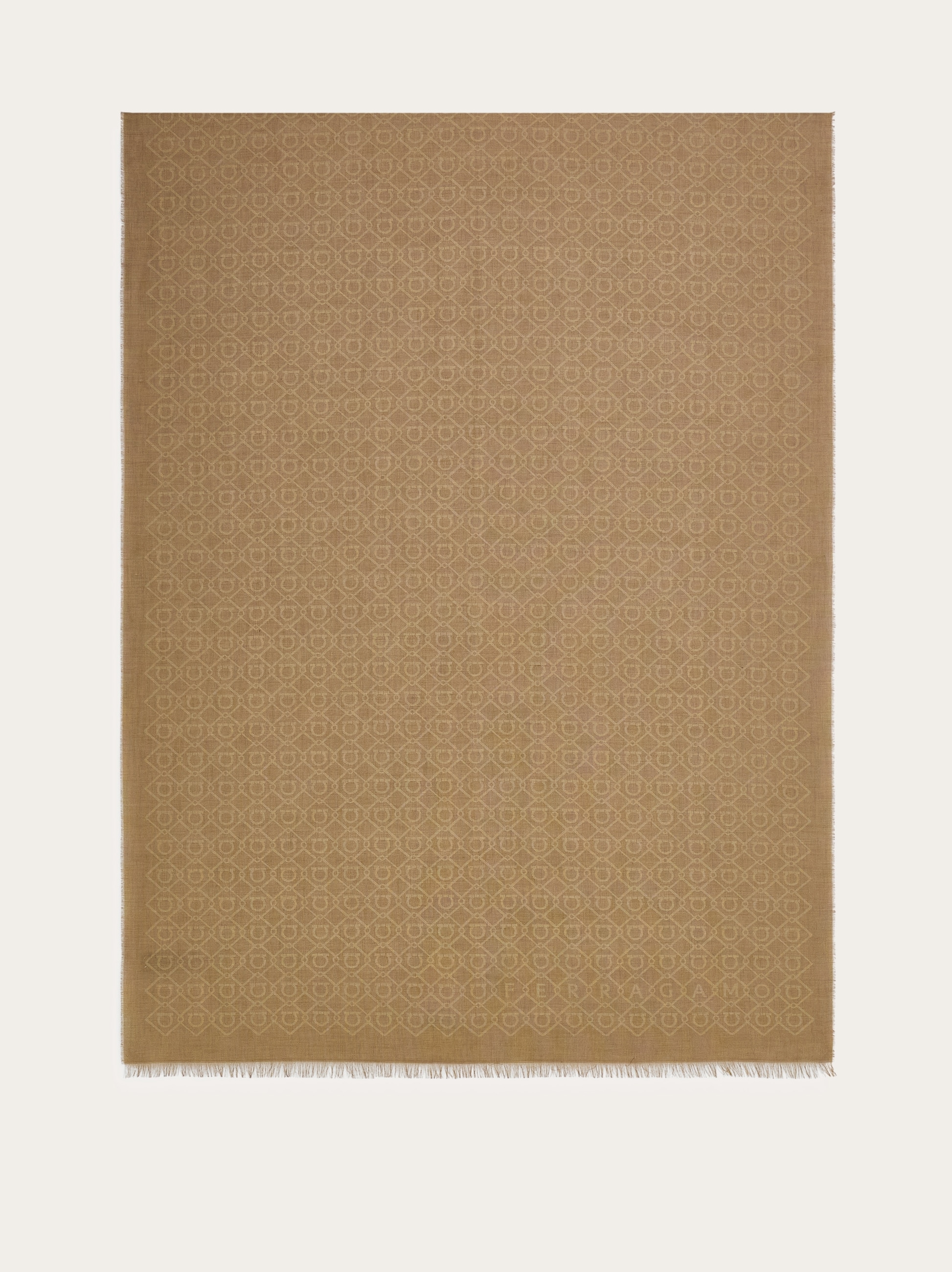 Logo embellished stole - Men | Ferragamo