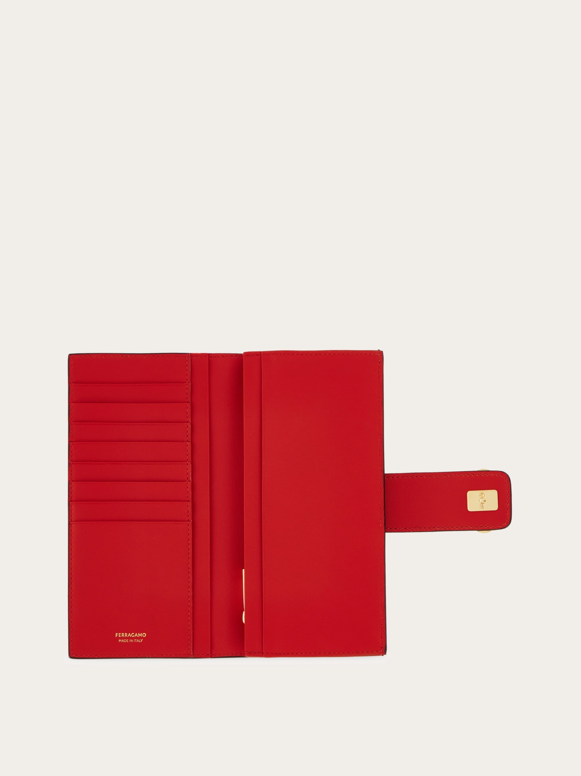 Double Gancini Continental wallet - Women | Ferragamo