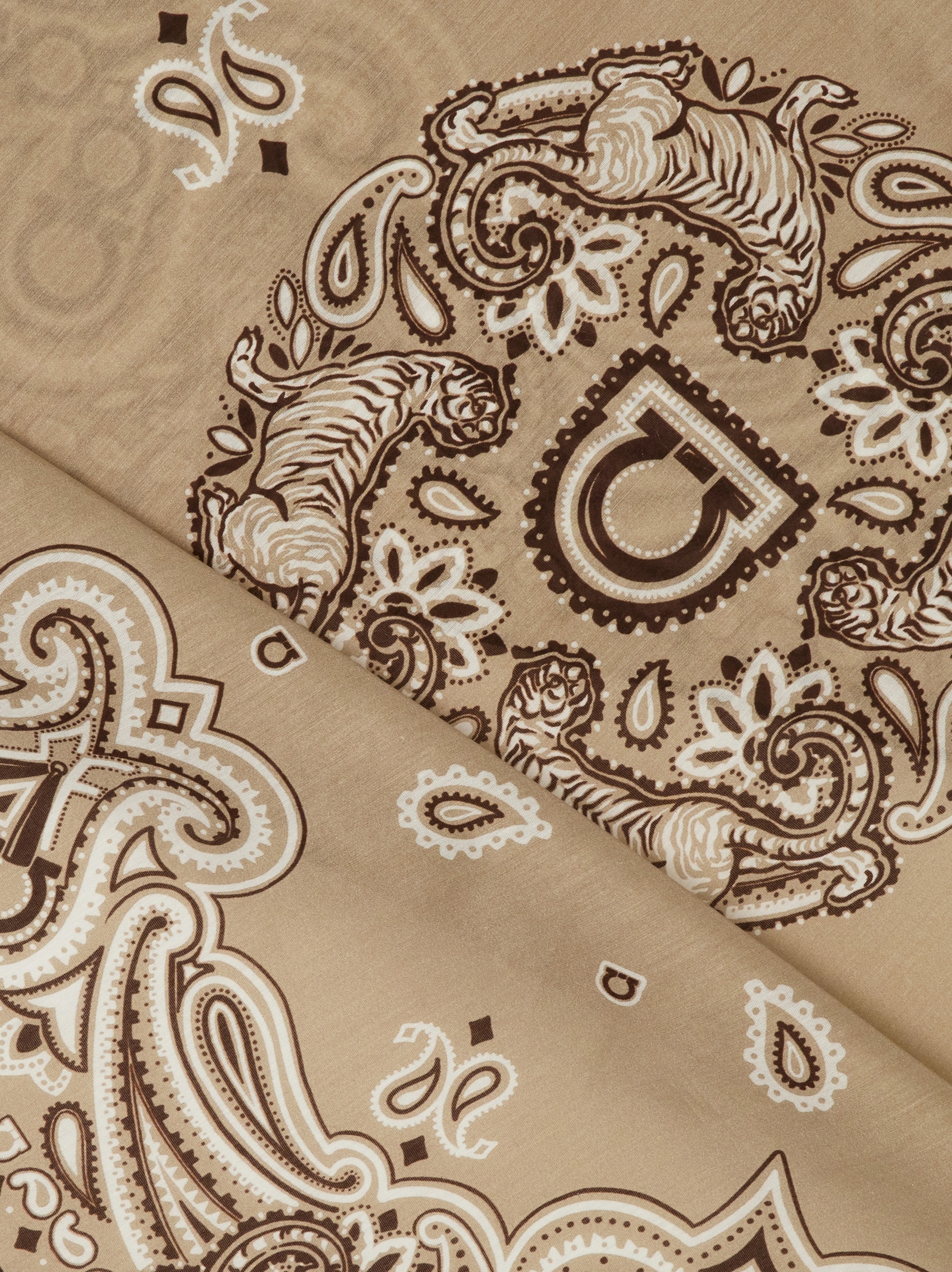 Arabesque print bandana - Men | Ferragamo