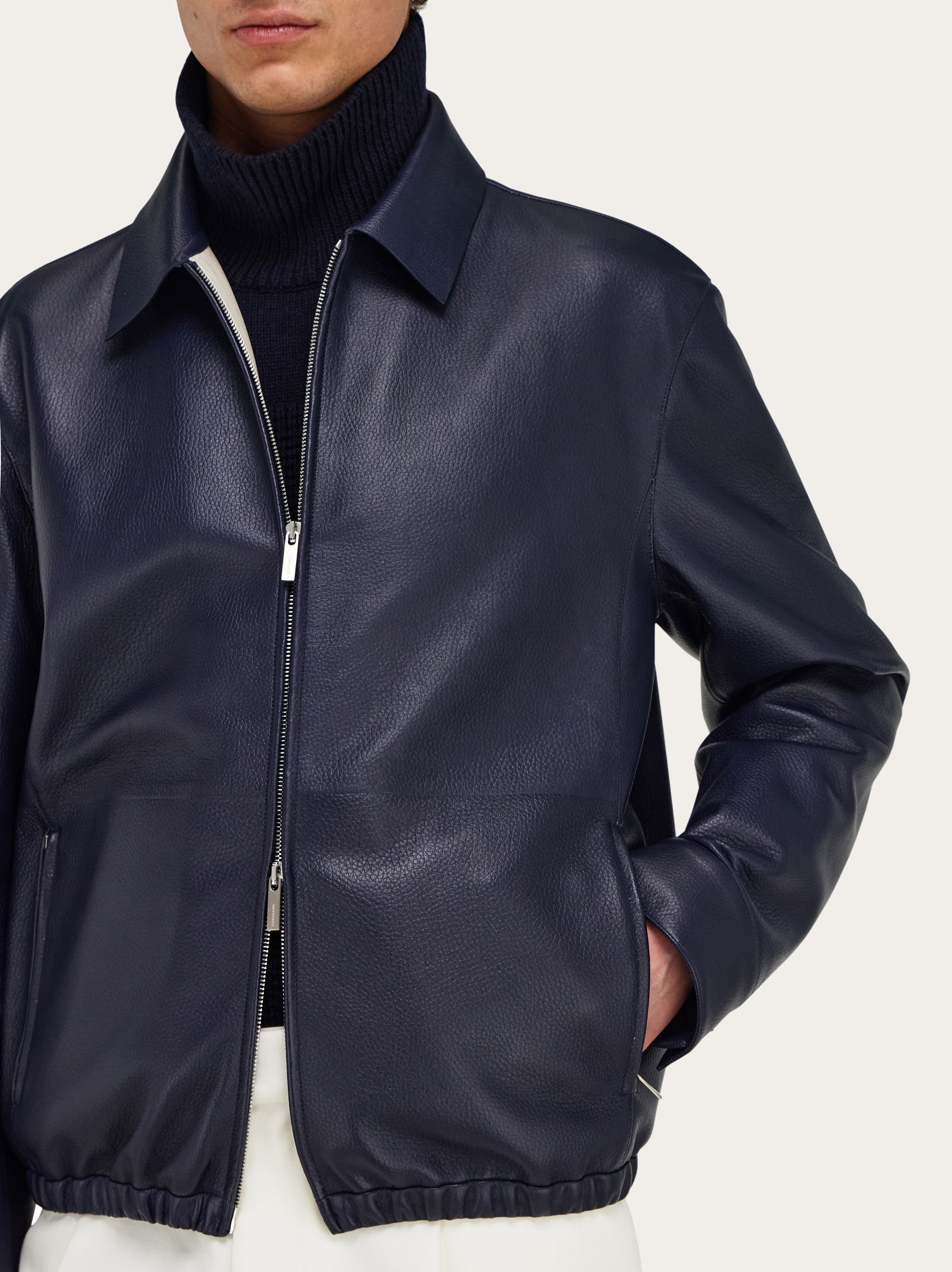 Deerskin blouson - Men | Ferragamo