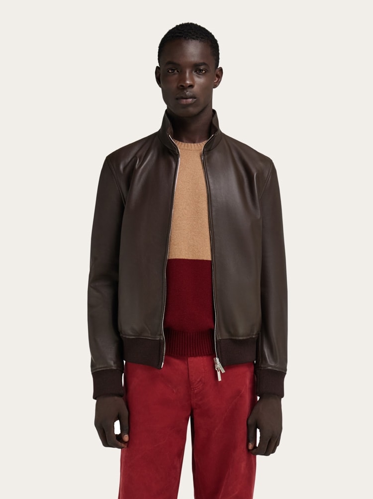 Nappa leather blouson Gallery image 7