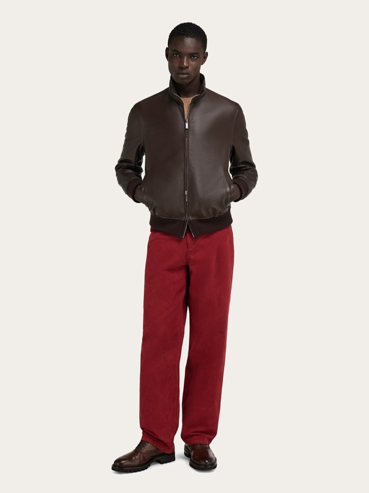 Nappa leather blouson Gallery image 8