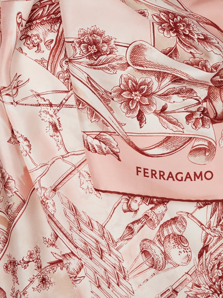 Foulard in seta stampa Etnica Gallery image 2