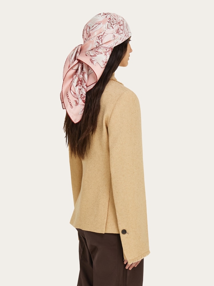 Foulard in seta stampa Etnica Gallery image 3