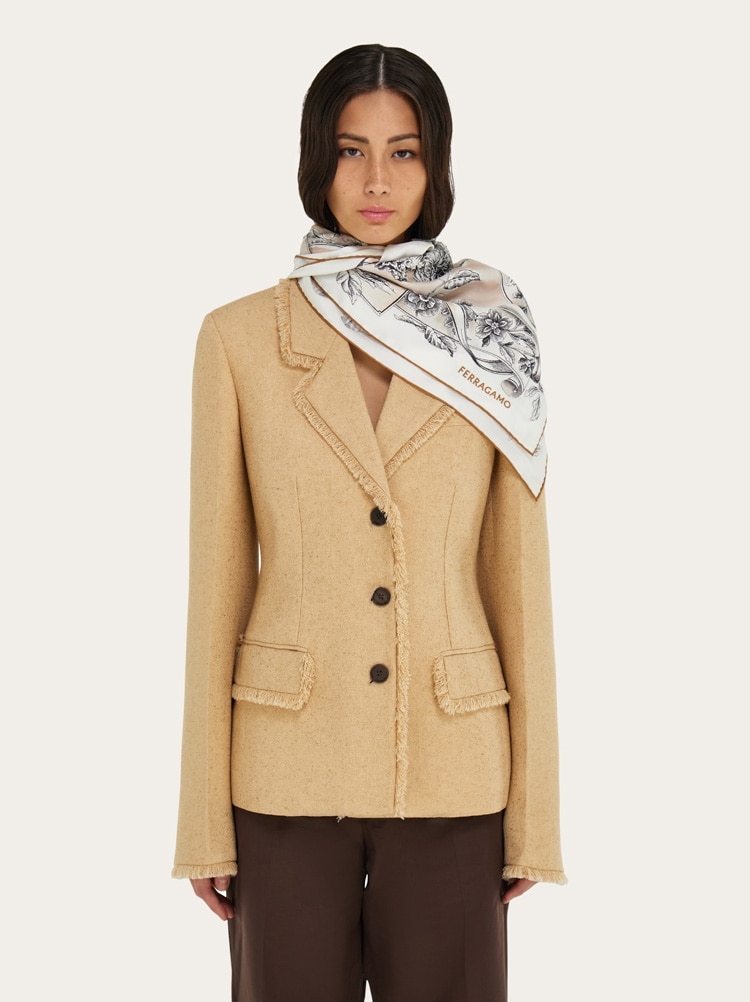 Foulard in seta stampa Etnica Gallery image 3