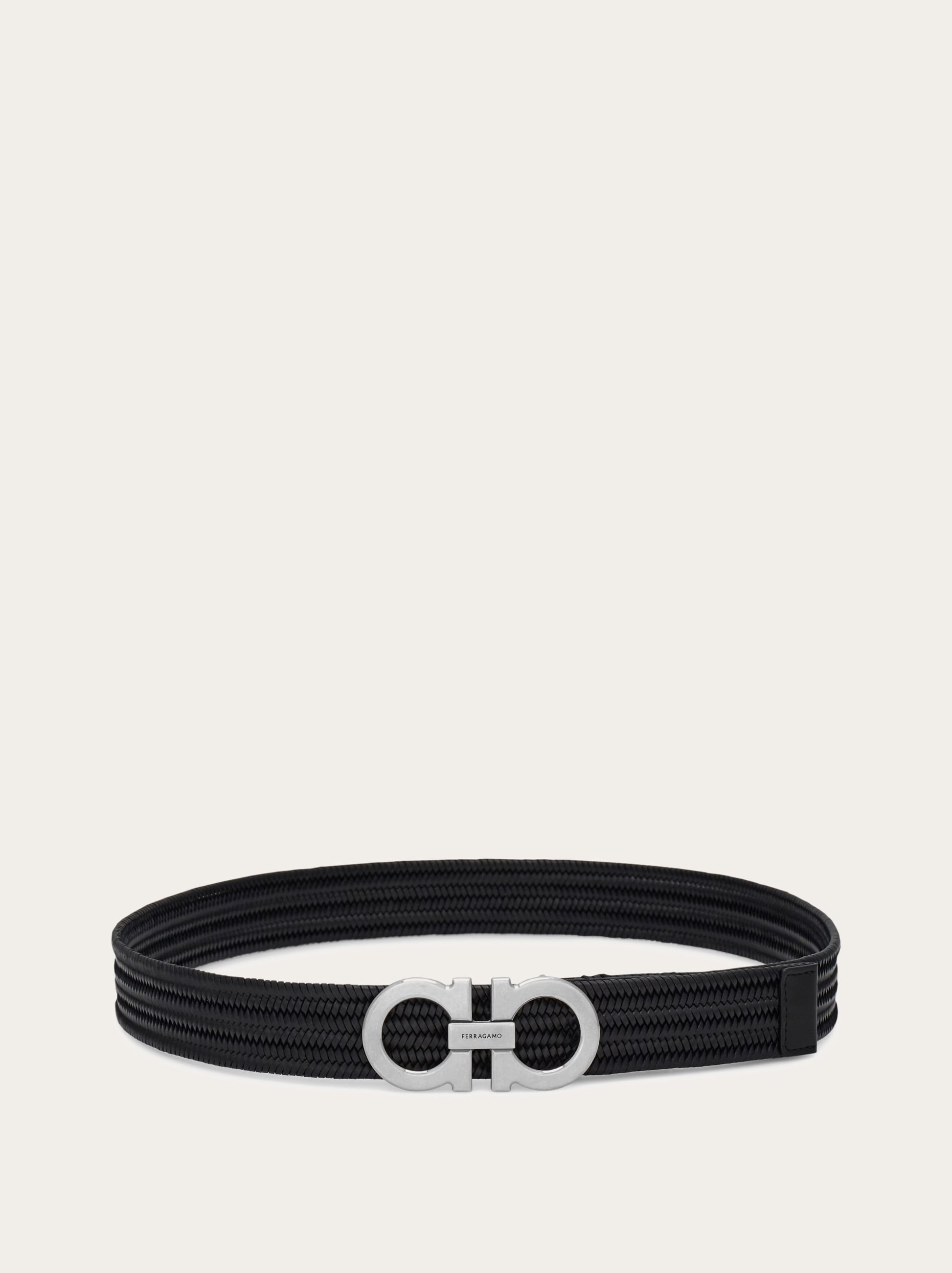 Gancini stretch belt - Men | Ferragamo