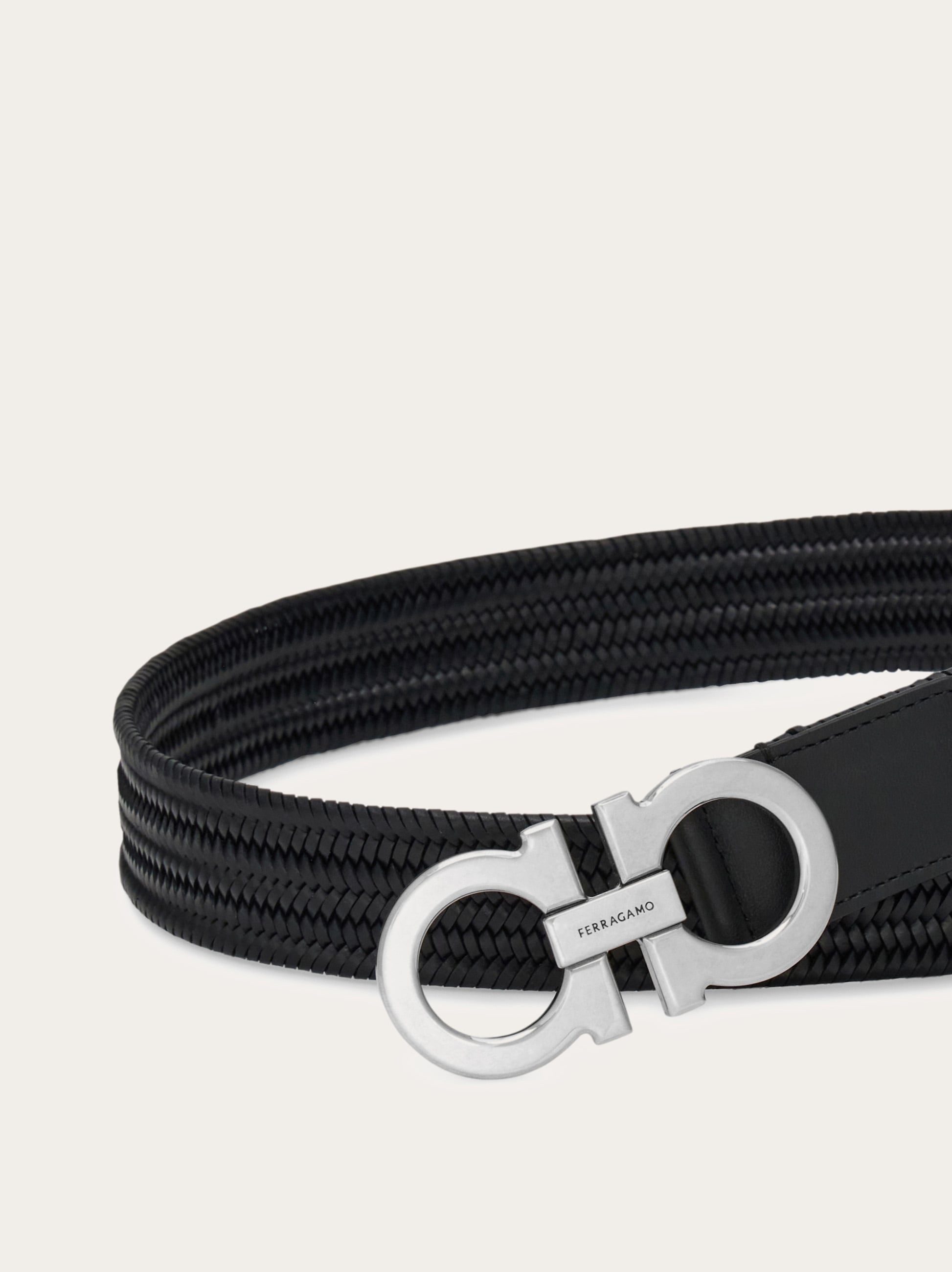 Gancini stretch belt - Men | Ferragamo
