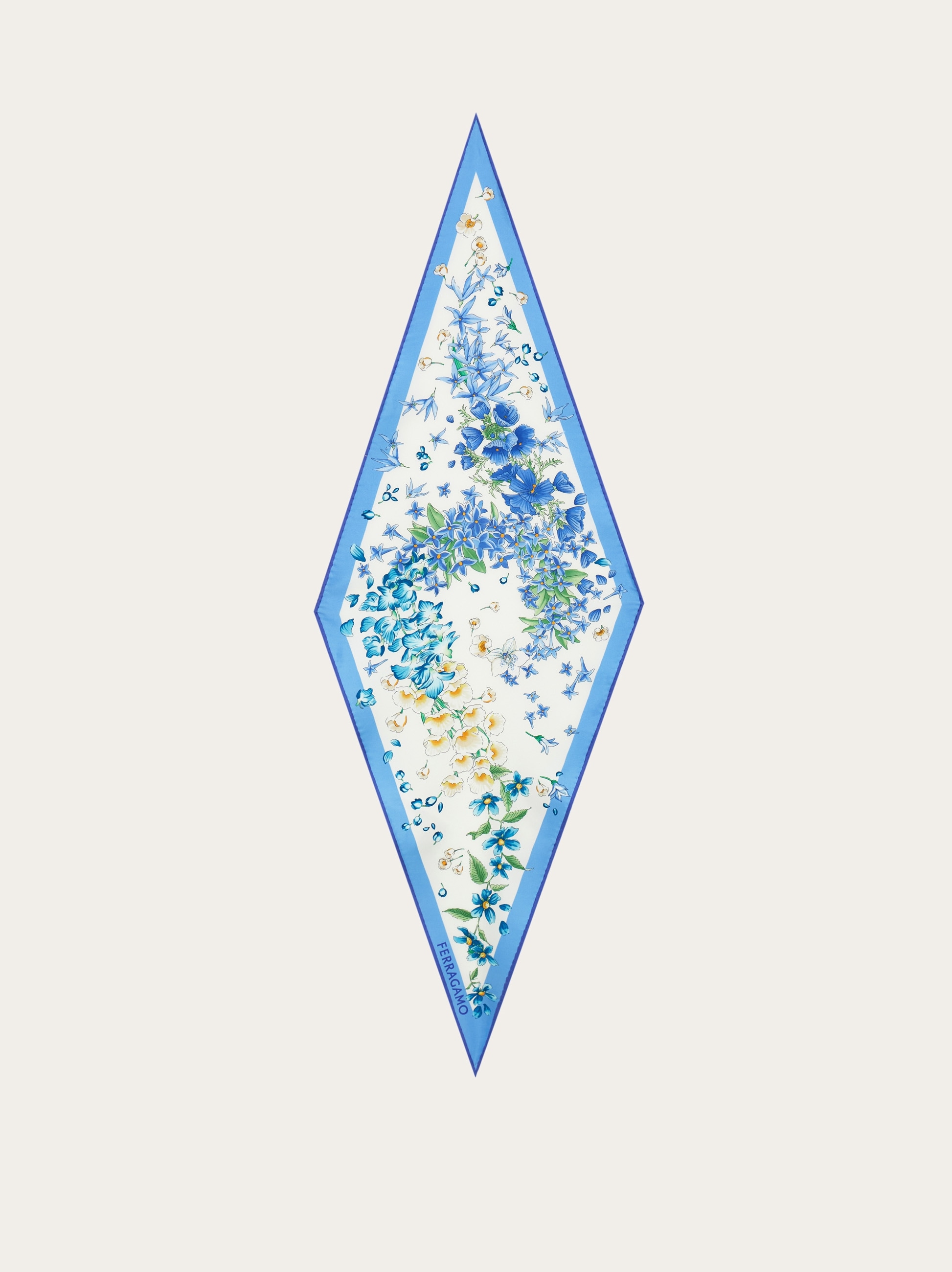 Spring print diamond scarf - Women | Ferragamo