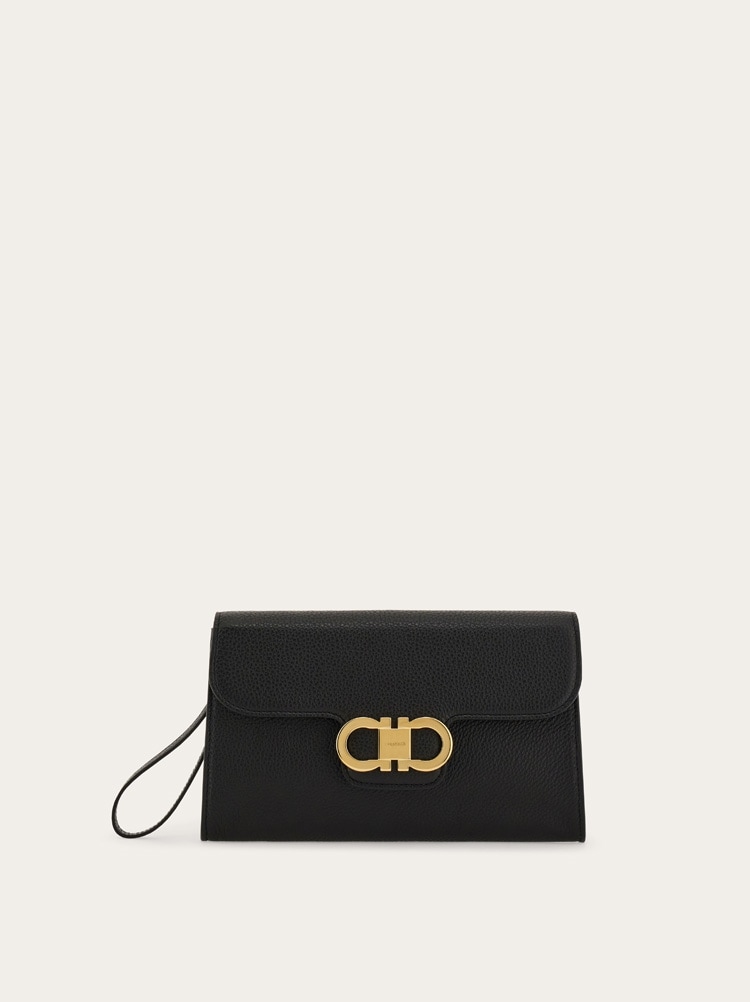 Double Gancini clutch Gallery image 1