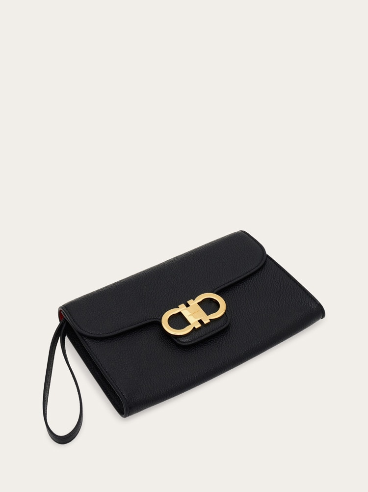 Double Gancini clutch Gallery image 3