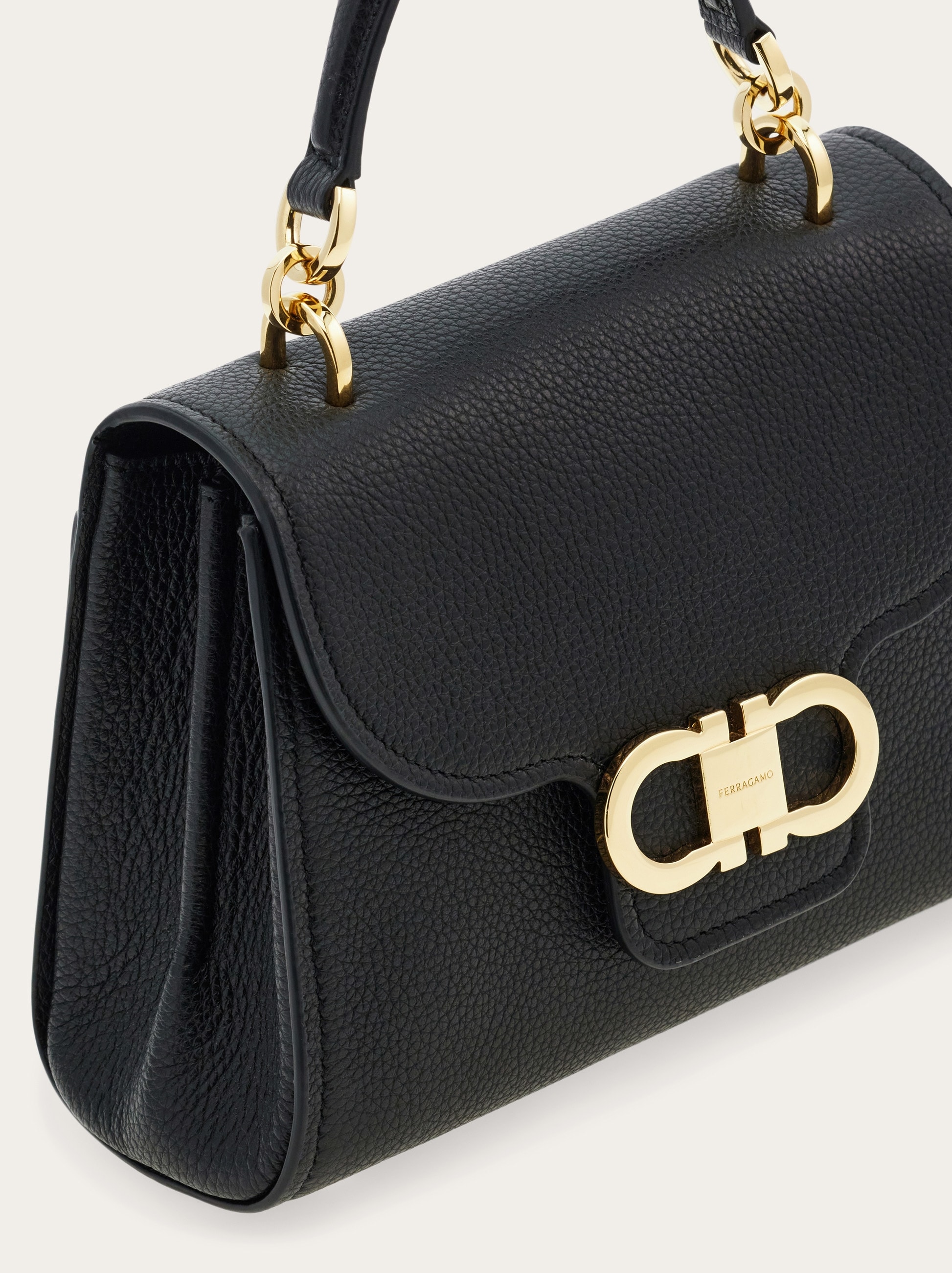 Double Gancini top handle (S) - Women | Ferragamo