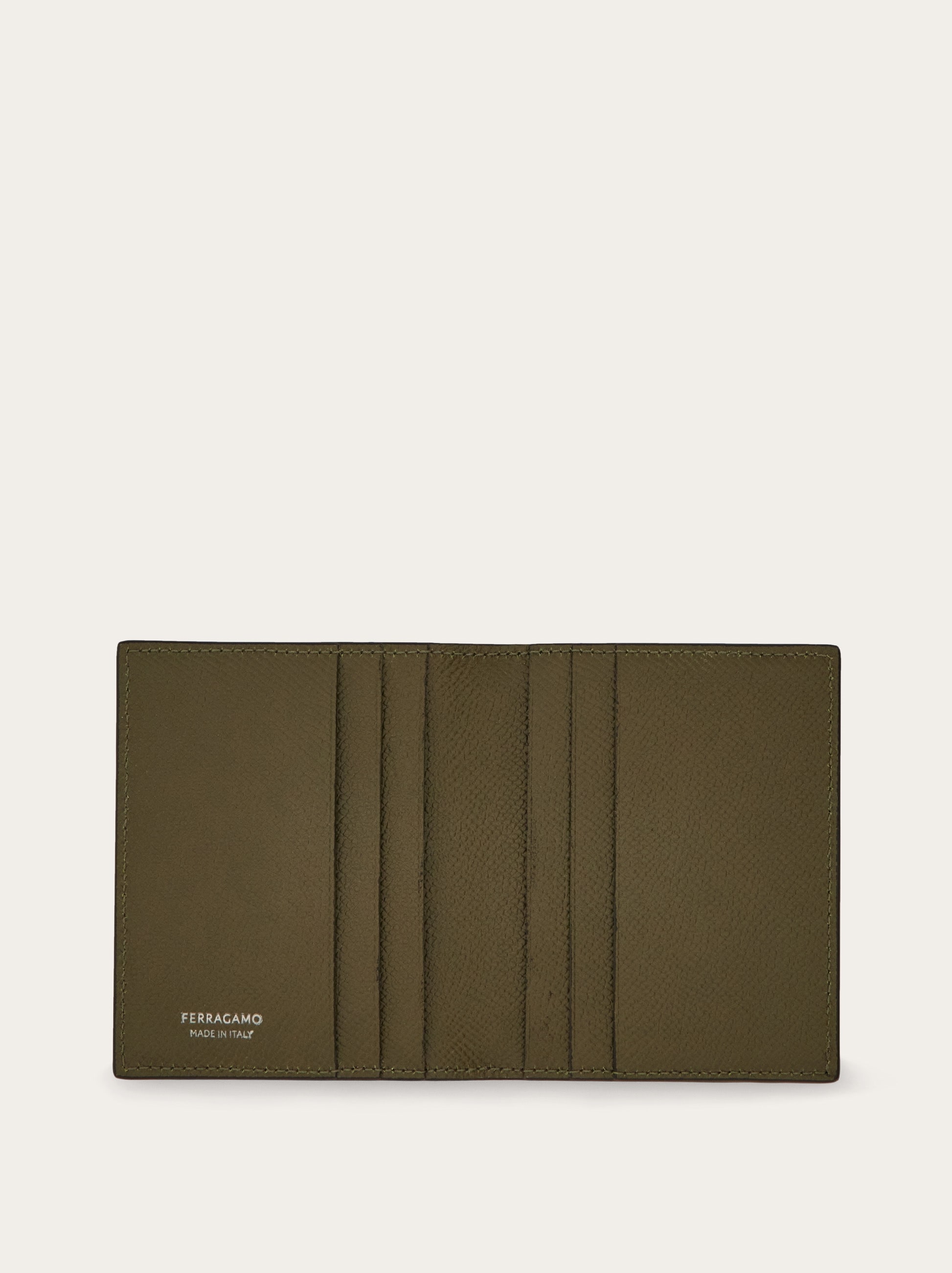Micro Gancini credit card holder - Men | Ferragamo