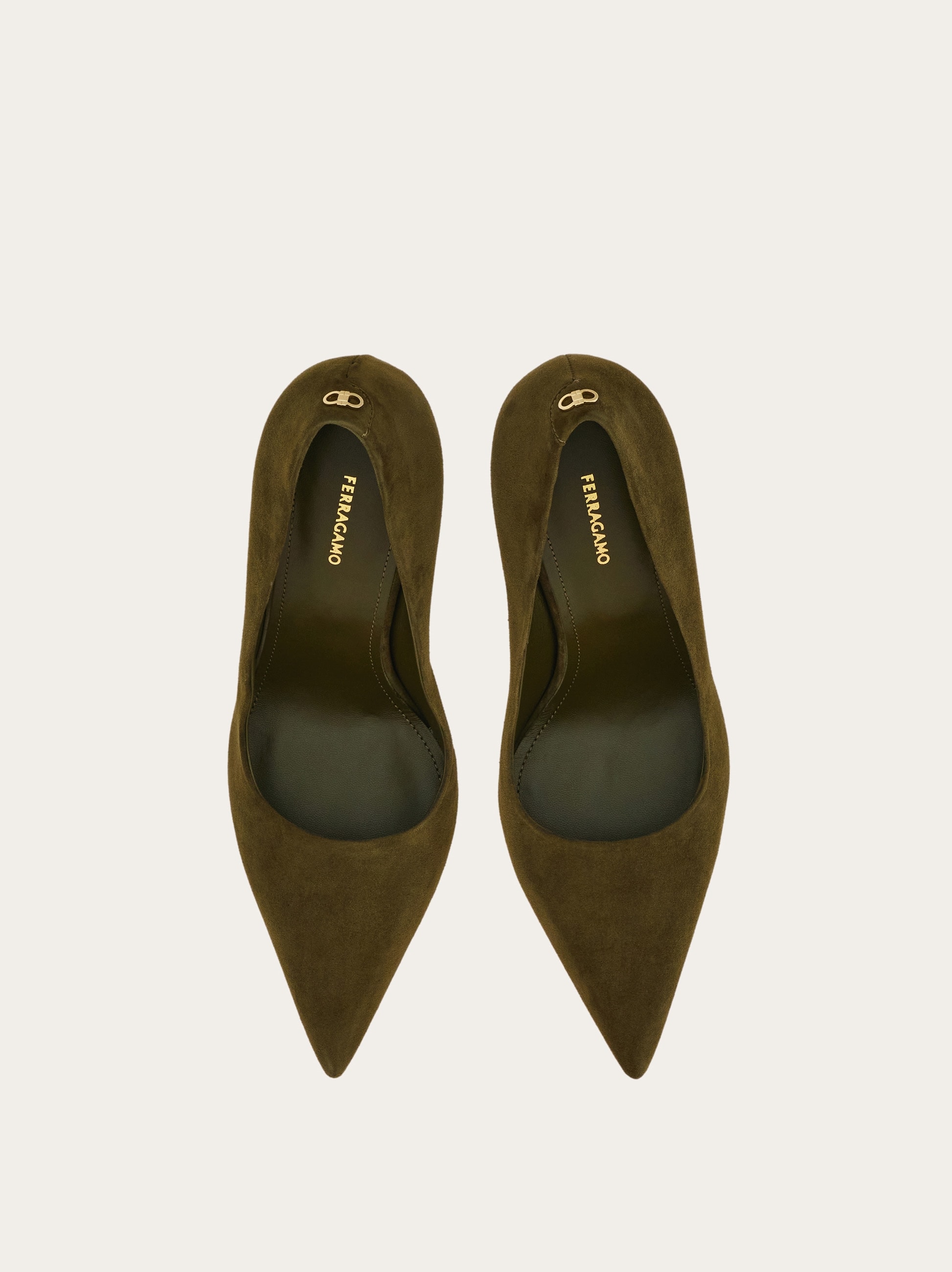 FERRAGAMO オリーブグリーン パンプス Pump shoe - Women | Ferragamo