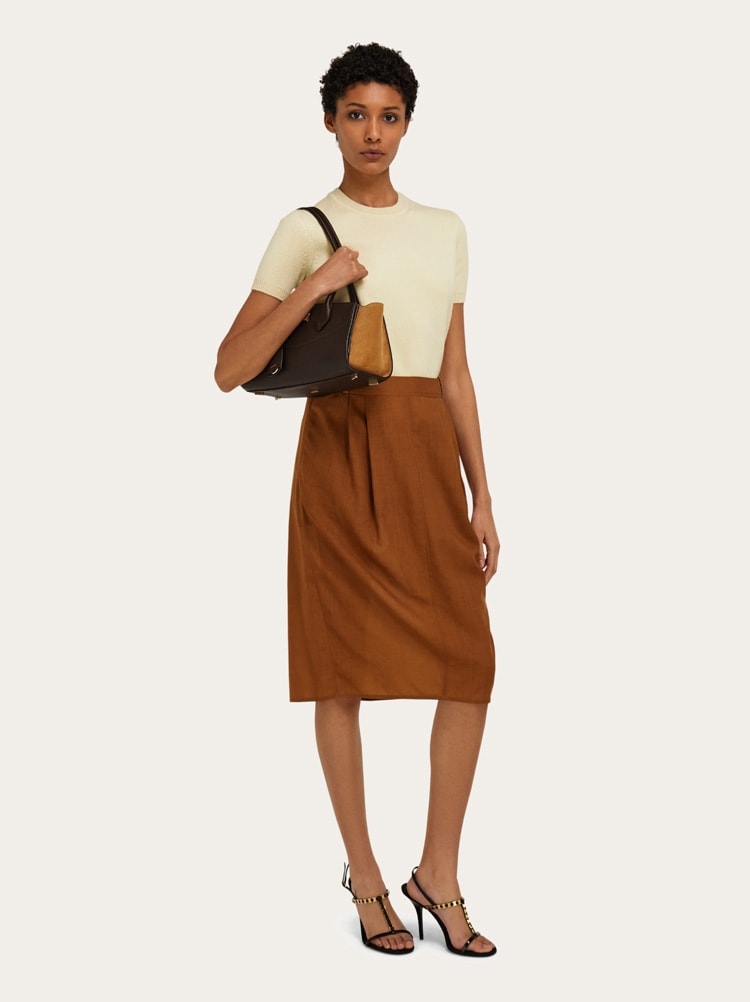 New Ferragamo Studio Soft bag East West (M) Gallery image 2