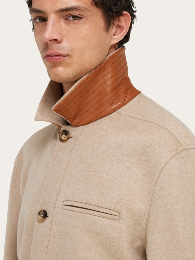 Blouson en faille de laine et cachemire Gallery image 5