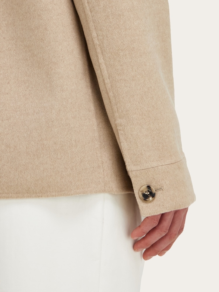 Blouson en faille de laine et cachemire Gallery image 6