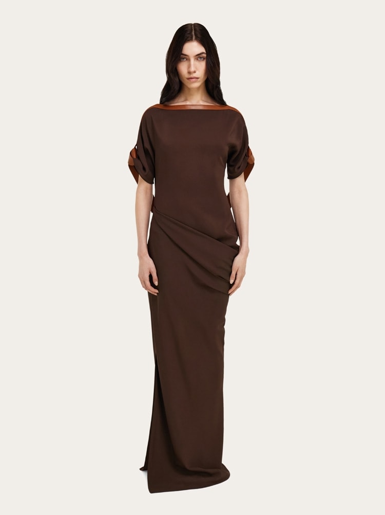 Long viscose dress Gallery image 2