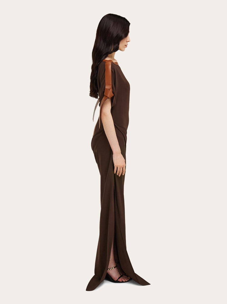 Long viscose dress Gallery image 3