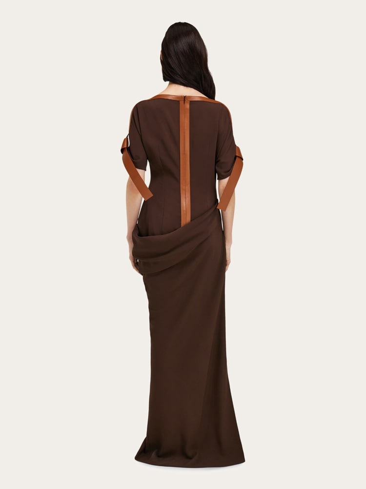 Long viscose dress Gallery image 4