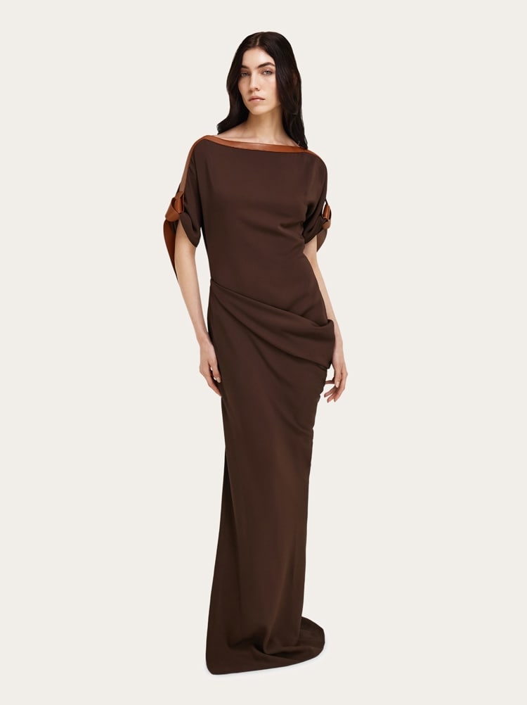 Long viscose dress Gallery image 6