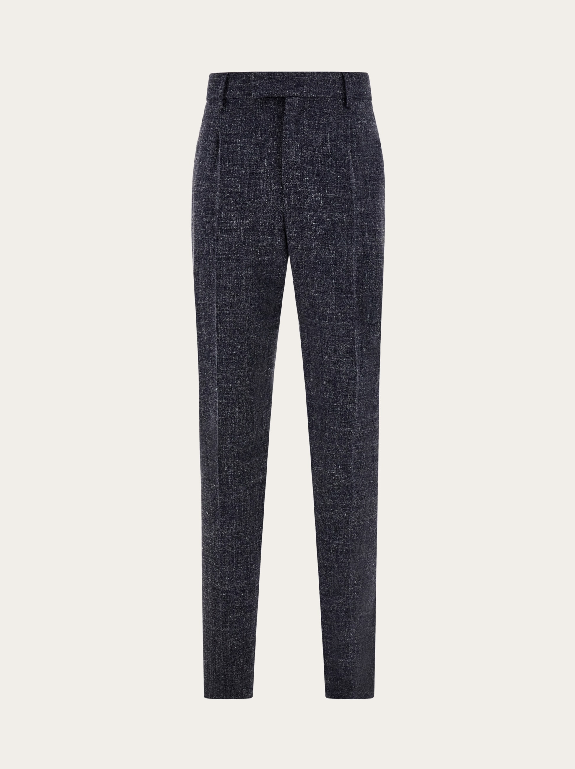 Silk and wool tailored trouser - Men | Ferragamo