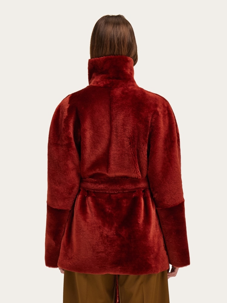 Reversible shearling jacket Gallery image 3