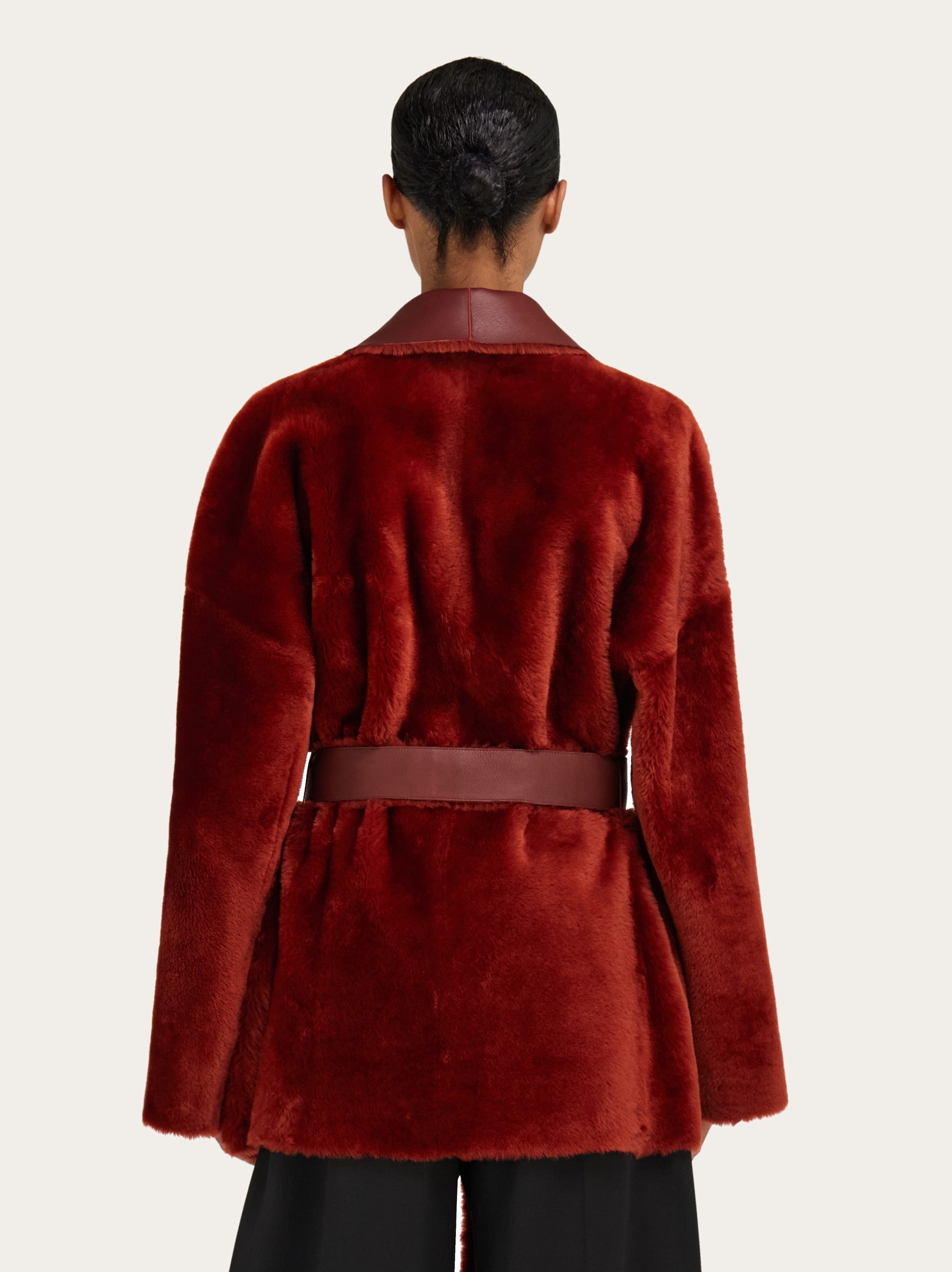 Reversible shearling jacket - Women | Ferragamo