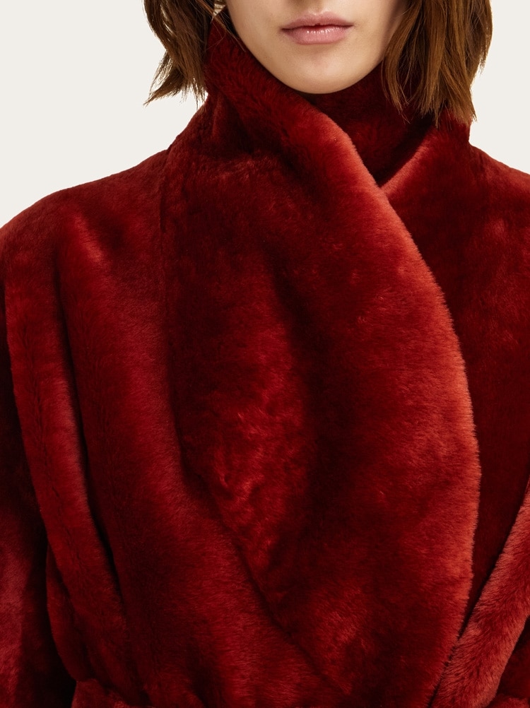 Reversible shearling jacket Gallery image 4