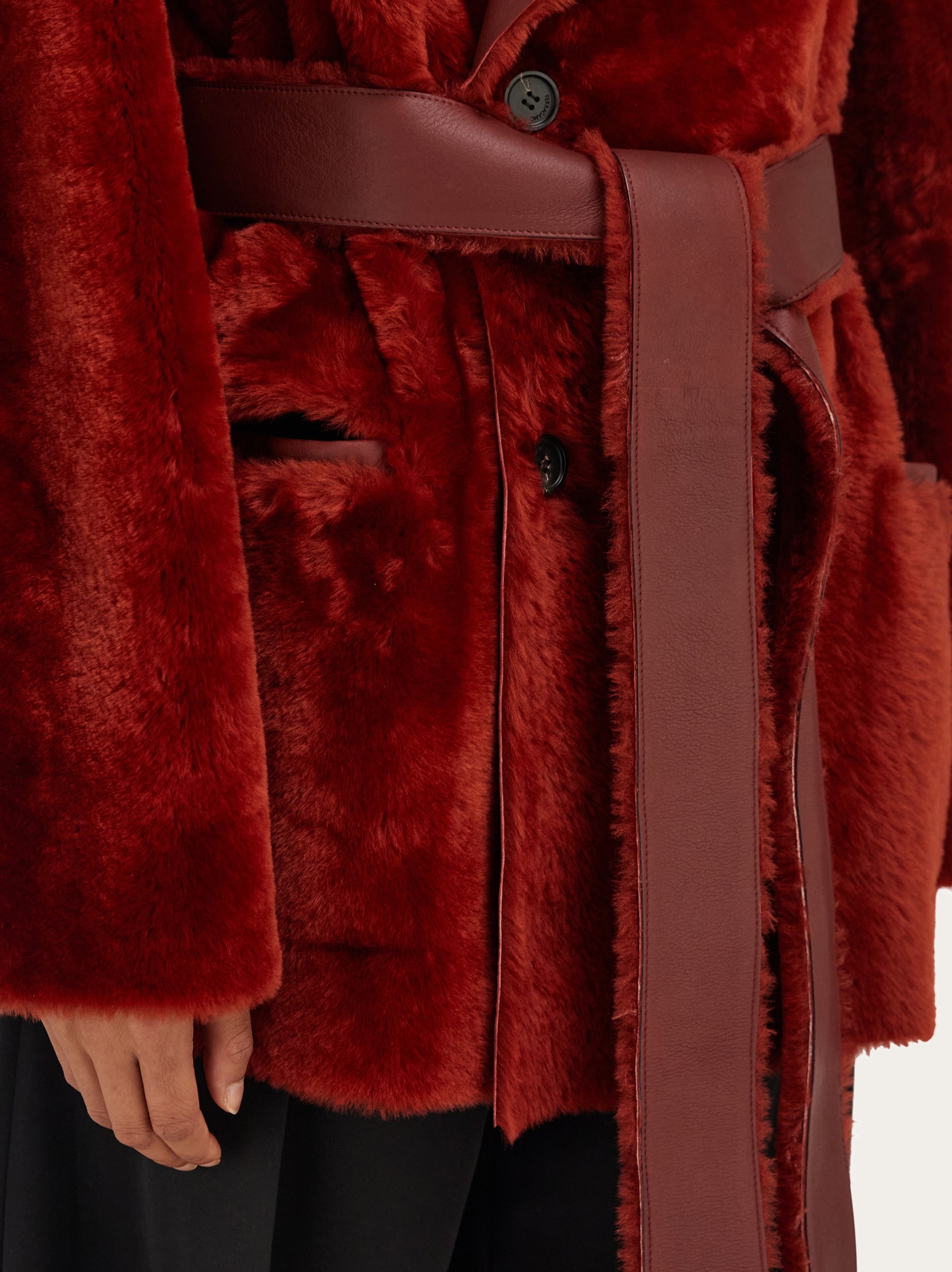 Reversible shearling jacket - Women | Ferragamo