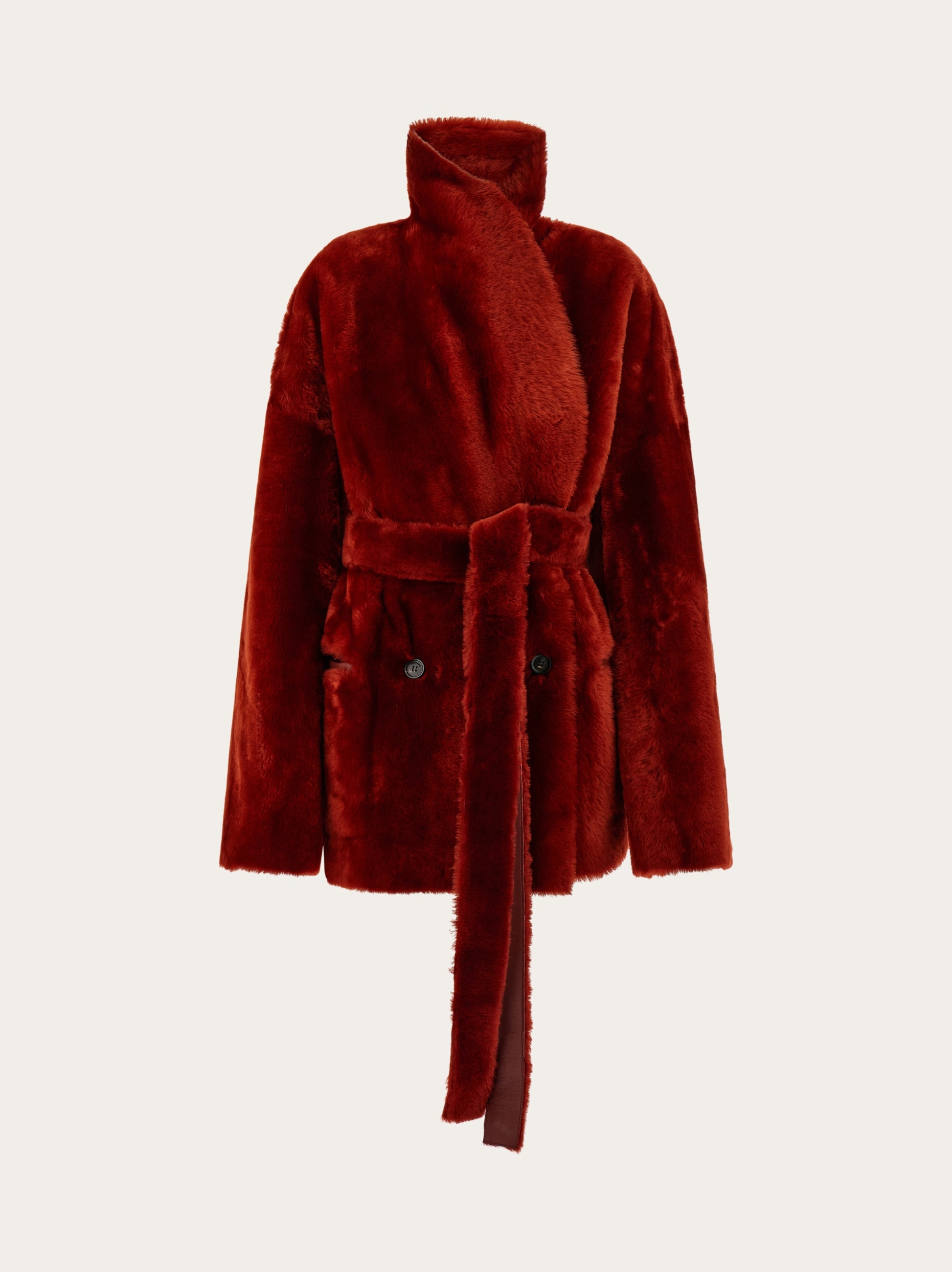 Reversible shearling jacket - Women | Ferragamo