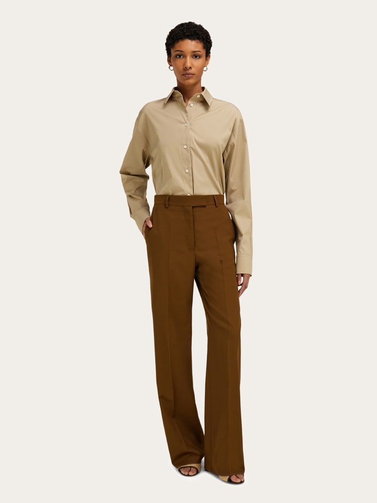 Pantalon haute couture à chevrons Gallery image 7