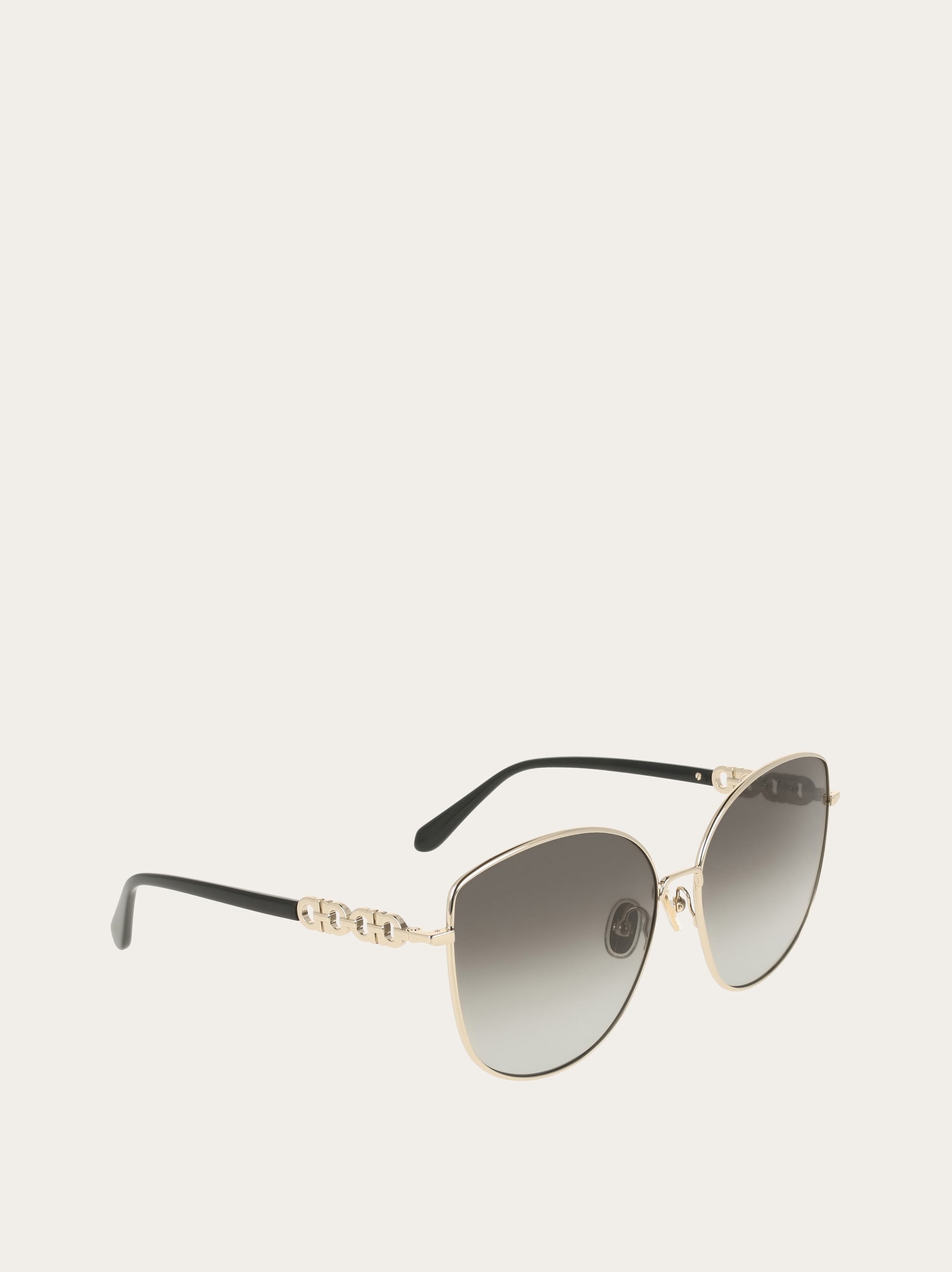 Rectangular frame sunglasses - Women | Ferragamo display picture 2
