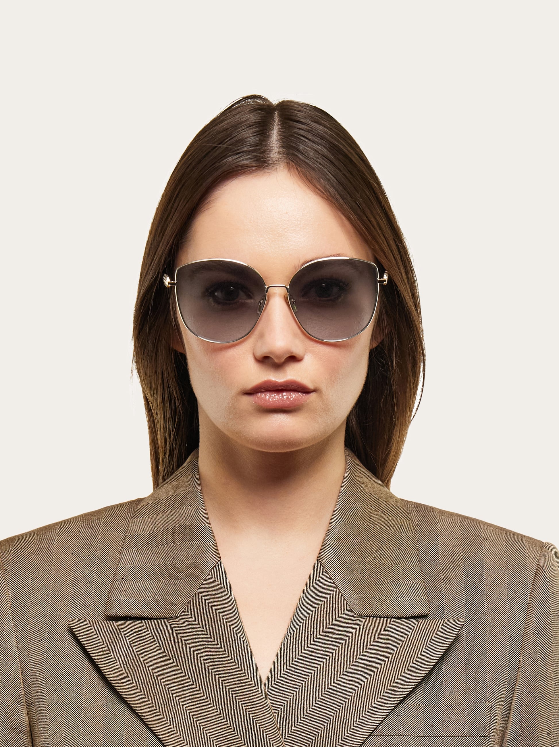 Rectangular frame sunglasses - Women | Ferragamo