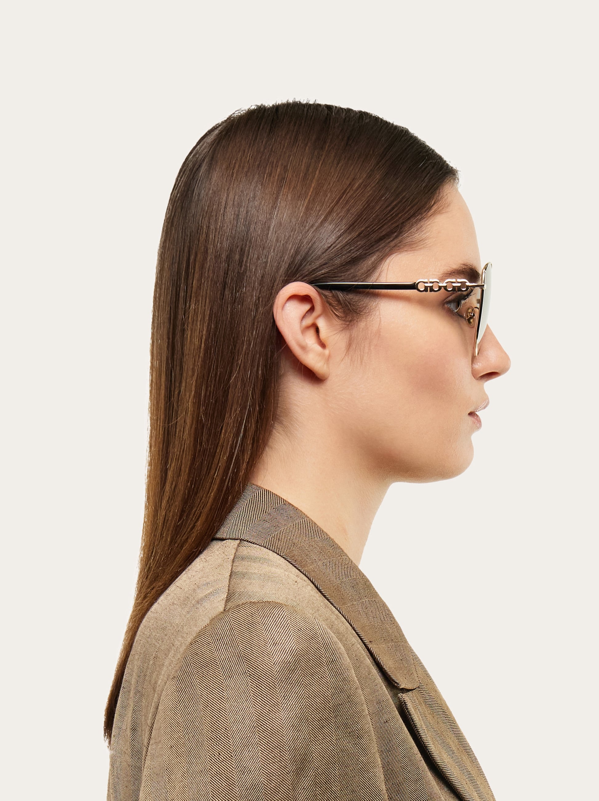 レクタングルフレームサングラス - ウィメンズ | Ferragamo