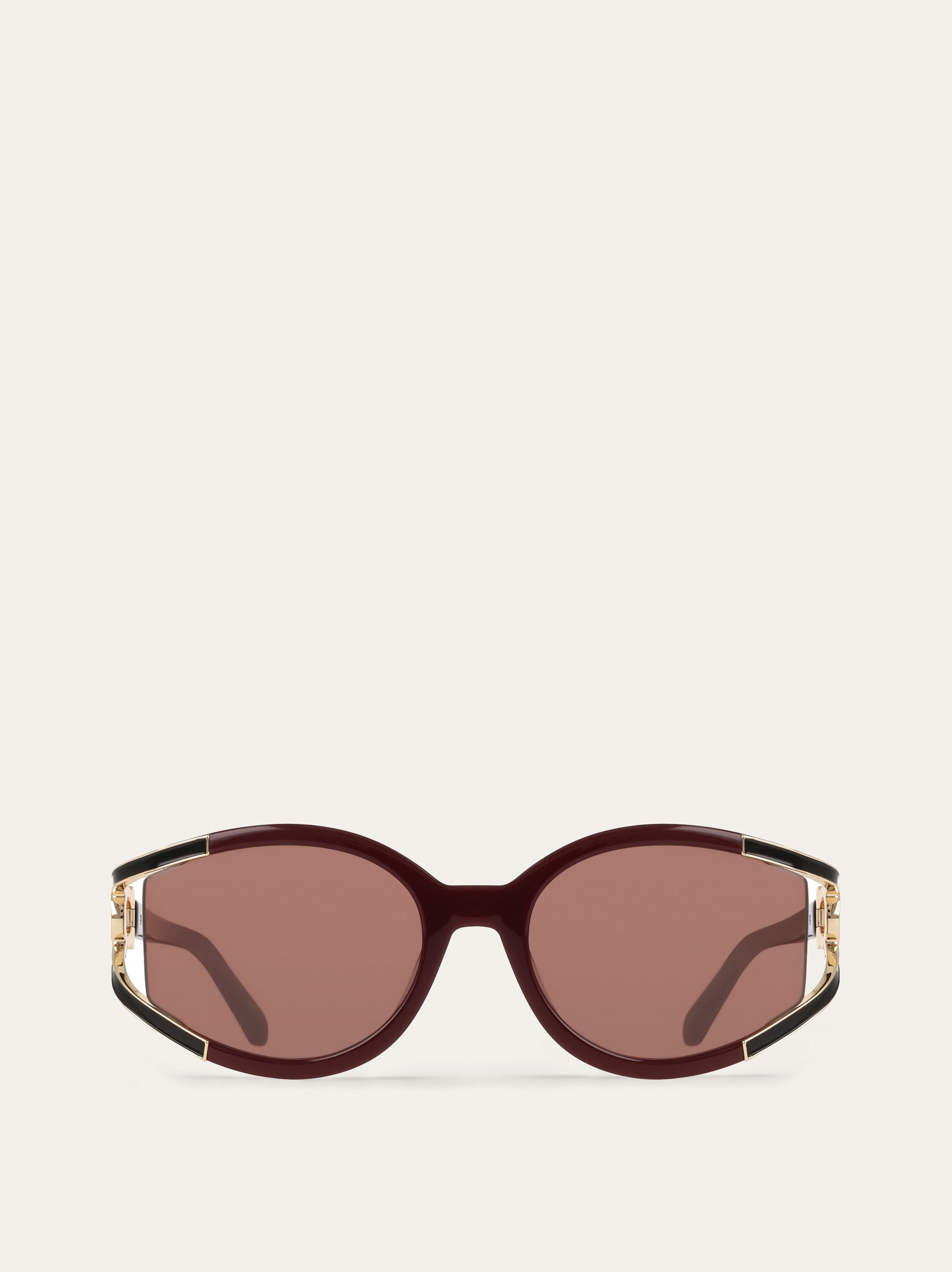 Ferragamoサングラス Oval frame sunglasses - Women | Ferragamo