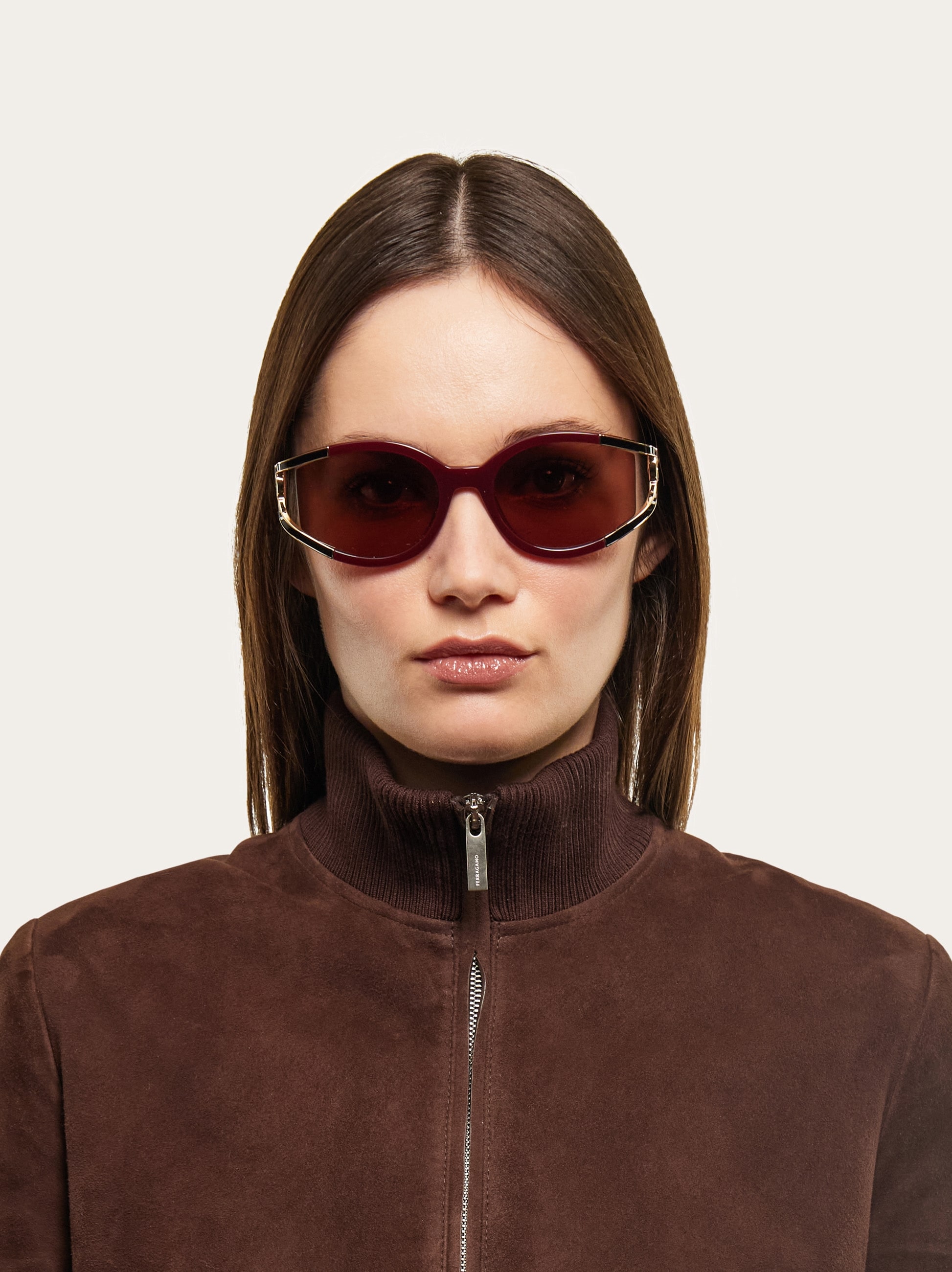 Oval frame sunglasses - Women | Ferragamo