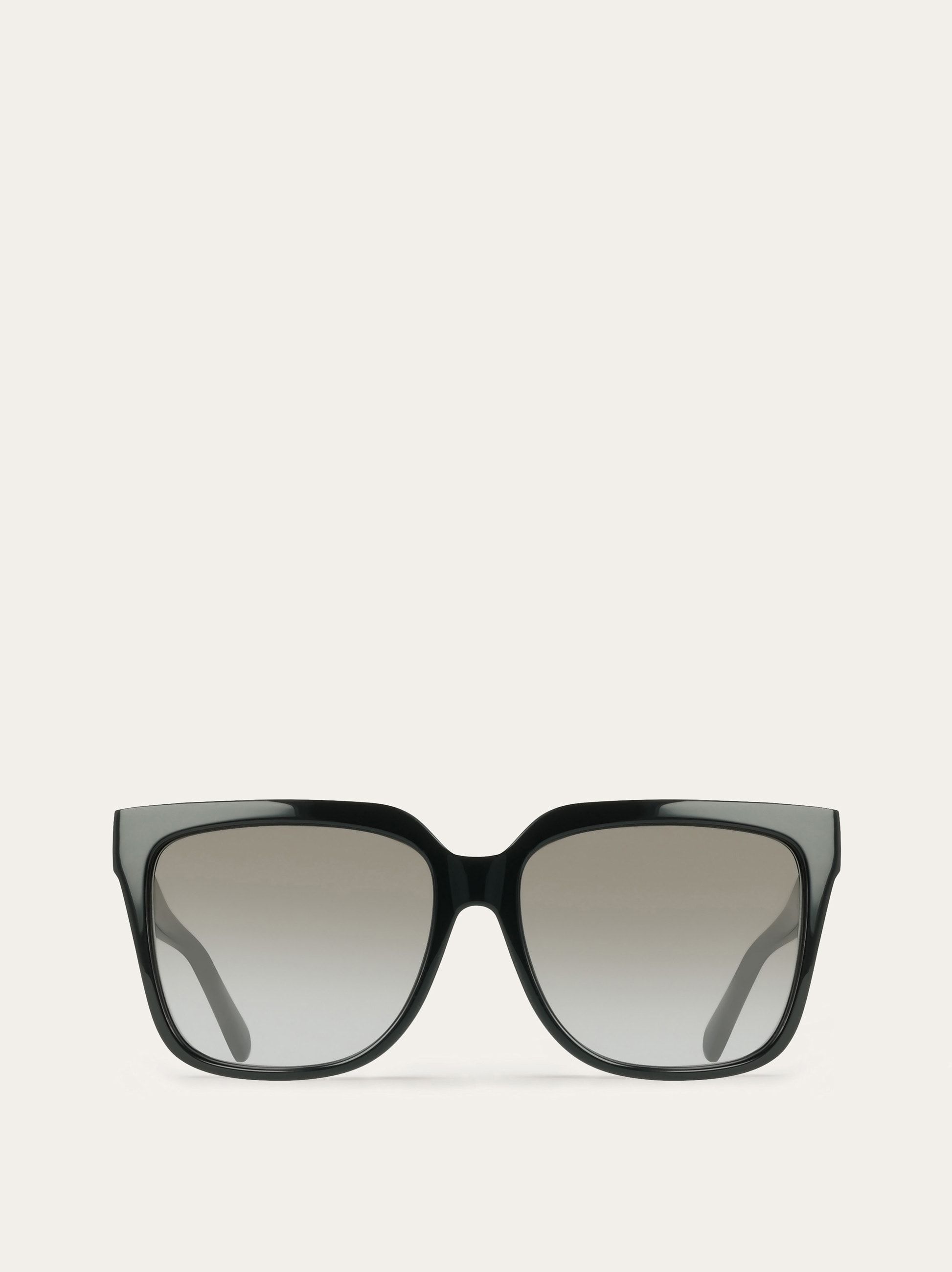 Ferragamo Black Square Gradient Lens Sunglasses Ferragamo Gancini Acetate Square Sunglasses | Neiman Marcus main image 2