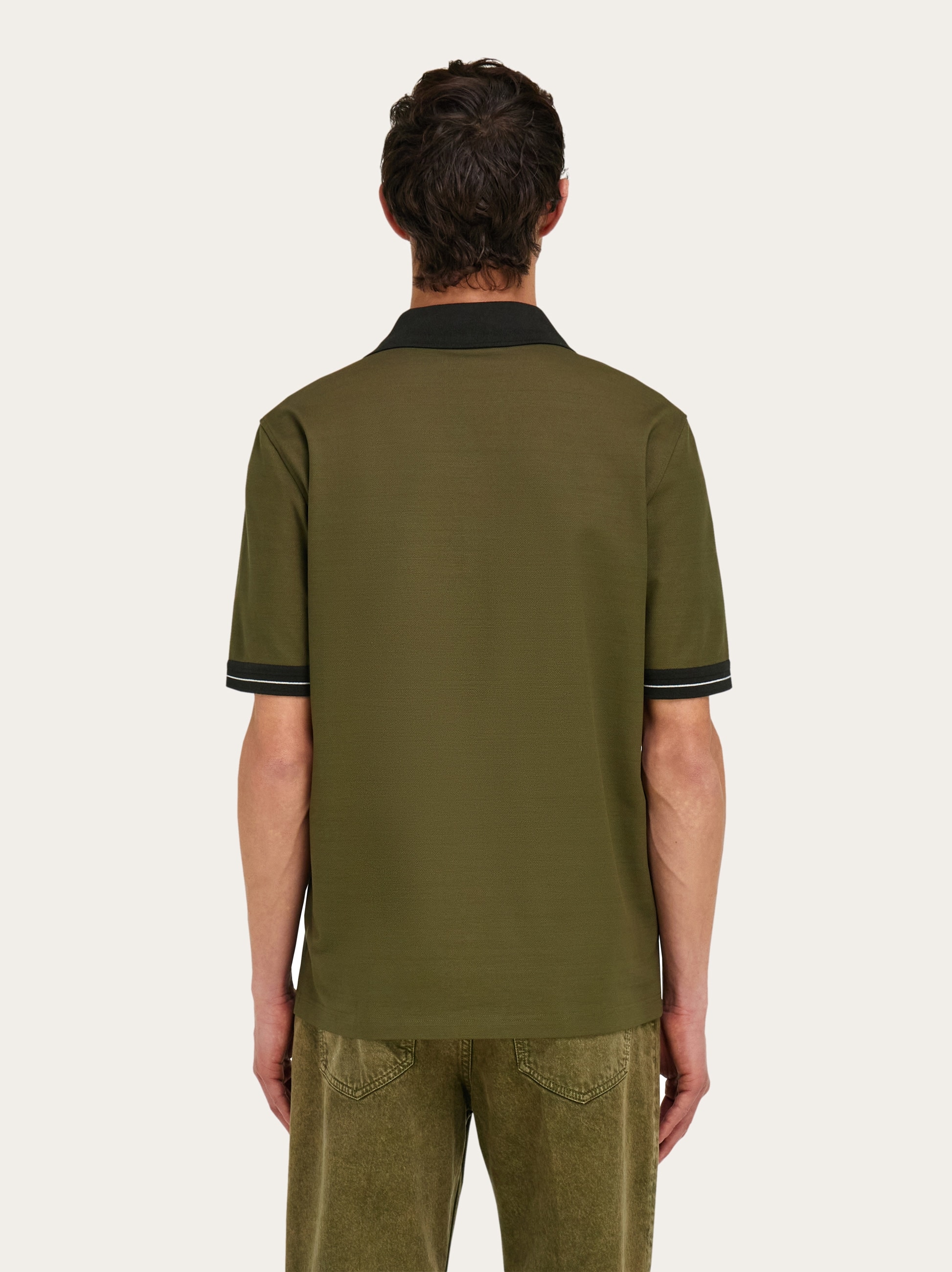 トップス salvatoreFerragamo Short sleeve polo shirt - Men | Ferragamo