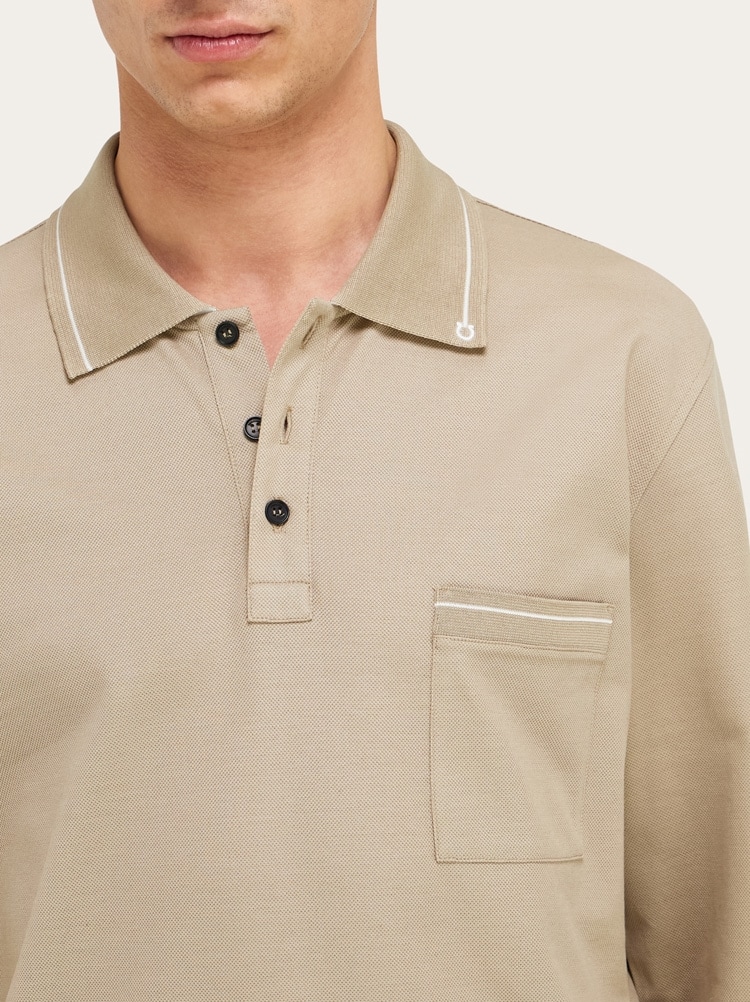 Long sleeved polo shirt Gallery image 4