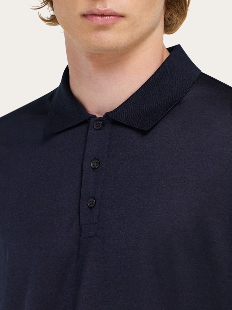 シルク ポロシャツ Gallery image 3