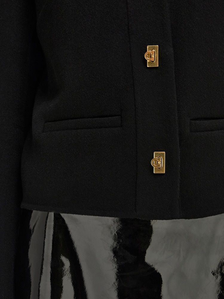 Wool and cashmere Gancini jacket Gallery image 5